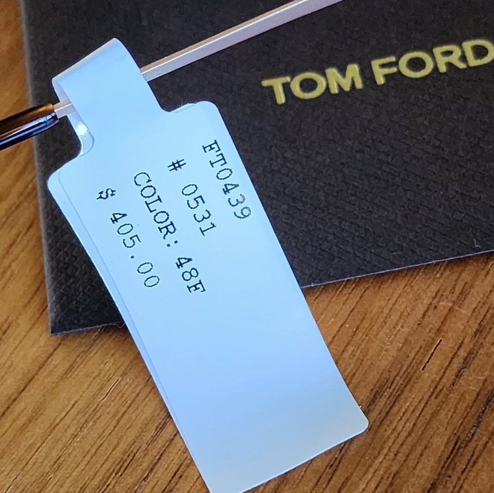 $390 Brand New 100% Auth Tom Ford Ronnie FT0439 Brown Gradient Sunglasses - Picture 15 of 16